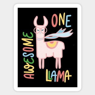 One Awesome Llama Sticker